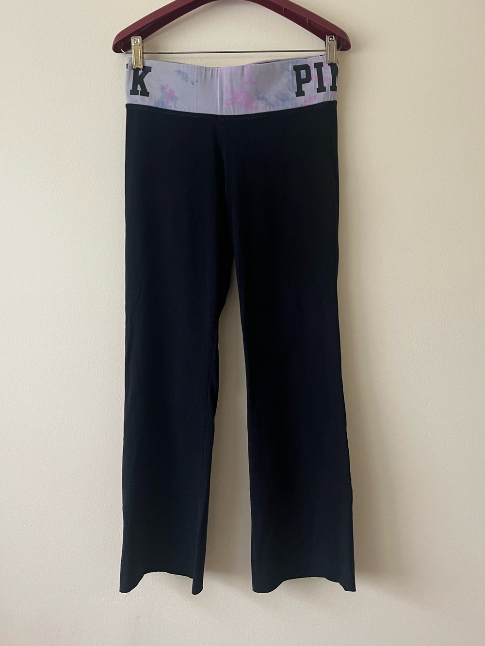 VS Pink Y2K Yoga Flared Pants Size M